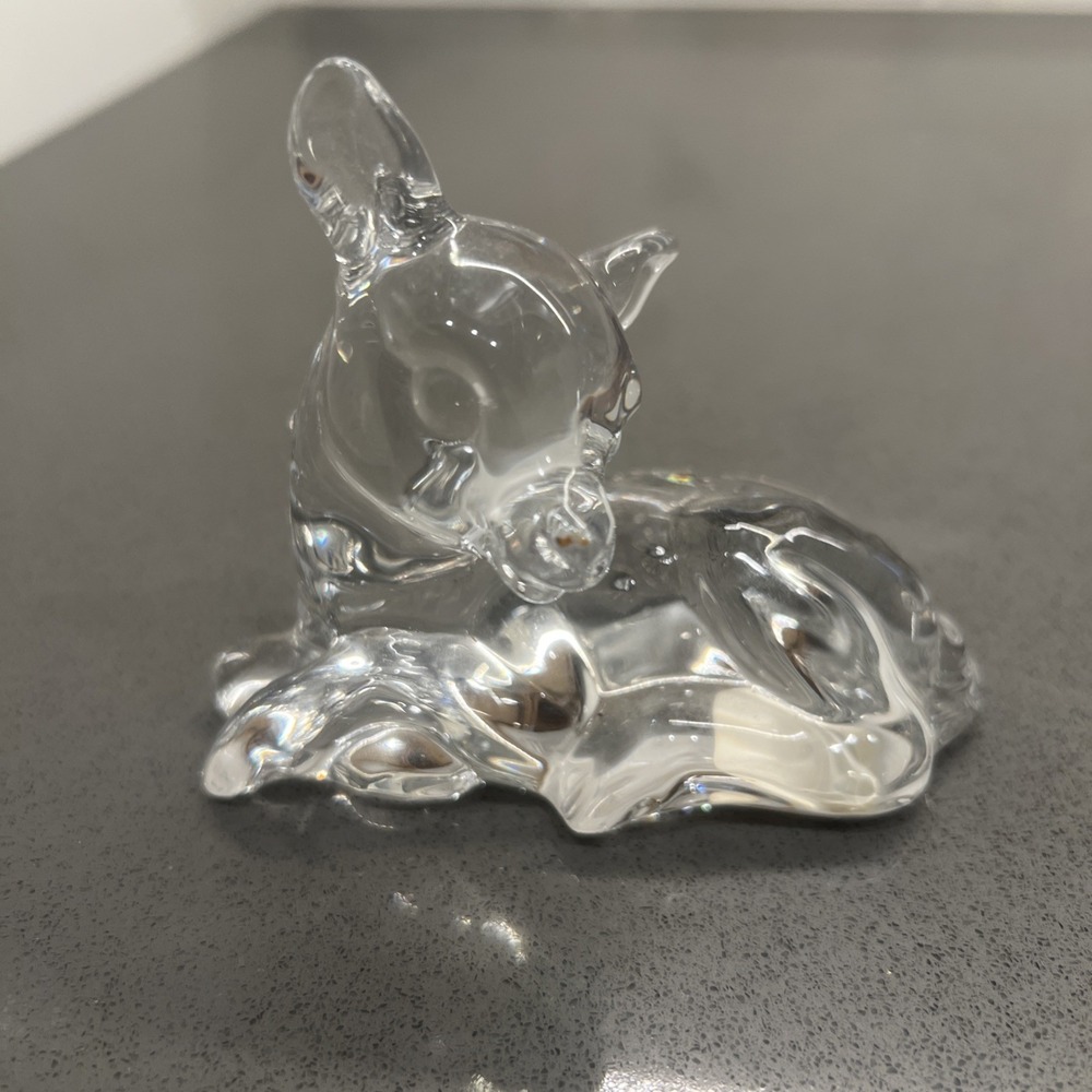 Wonders of the Wild Princess House 24% Lead Crystal Deer/Fawn Figurine Germany